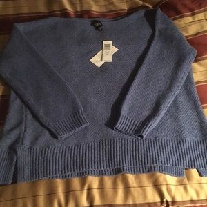 Eileen Fisher blue sweater NWT